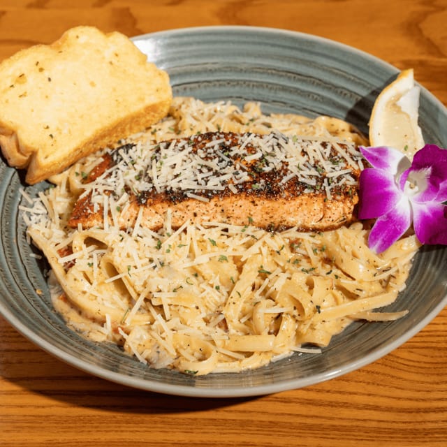 Tuscan Salmon Pasta.