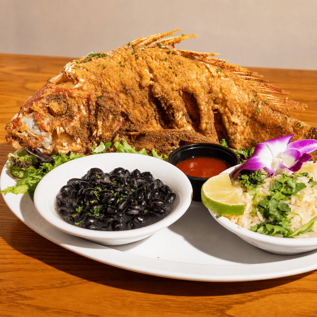 Fried Red Snapper.