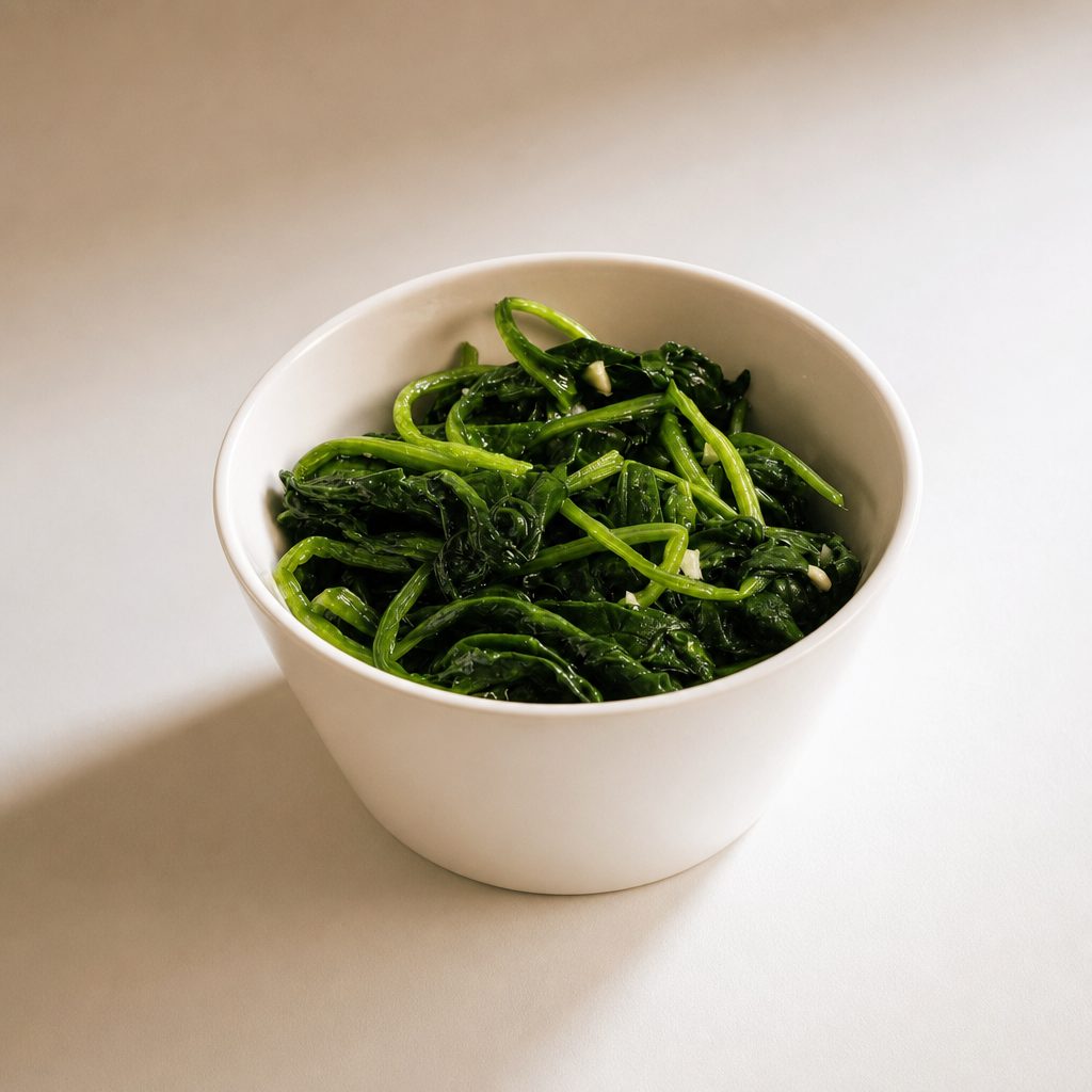 Sautéed Spinach.