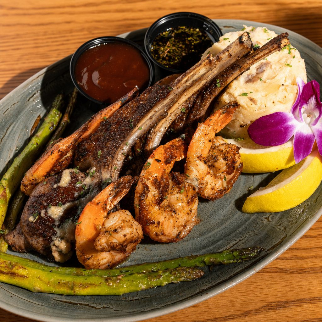 Oasis BBQ Surf & Turf.